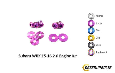 Dress Up Bolts Subaru WRX Engine