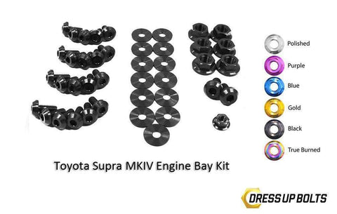 Dress Up Bolts Titanium Engine Bay Kit | 1993-2002 Toyota Supra MKIV (TOY-002-Ti)