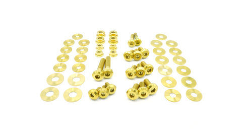Dress Up Bolts Stage 1 Titanium Engine Bay Kit | 2020-2026 Toyota Supra MKV 3.0L (TOY-008-Ti)