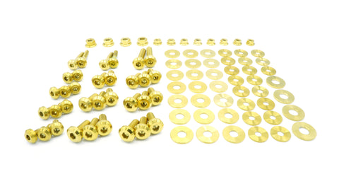 Dress Up Bolts Stage 2 Titanium Engine Bay Kit | 2020-2026 Toyota Supra MKV 3.0L (TOY-009-Ti)