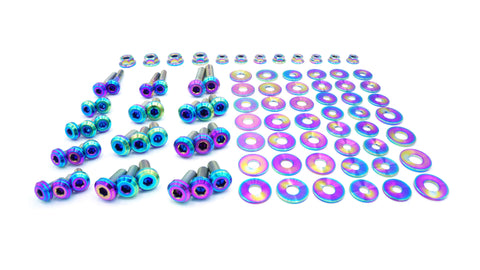 Dress Up Bolts Stage 2 Titanium Engine Bay Kit | 2020-2026 Toyota Supra MKV 3.0L (TOY-009-Ti)