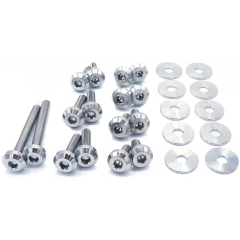 Dress Up Bolts Titanium Hardware Engine Bay Kit | 2015-2021 Volkswagen GTI (VKW-001)