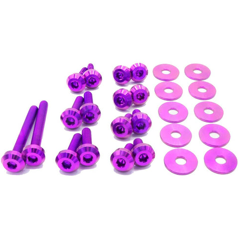 Dress Up Bolts Titanium Hardware Engine Bay Kit | 2015-2021 Volkswagen GTI (VKW-001)