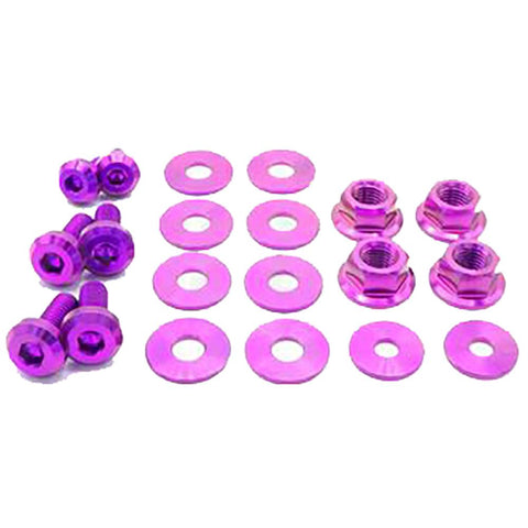 Dress Up Bolts Titanium Hardware Hood Kit | 2015-2021 Volkswagen GTI (VKW-002-Ti)