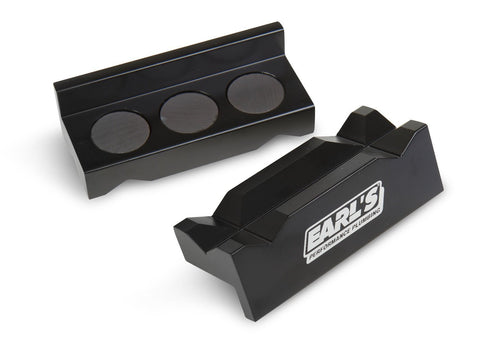 Earl's Performance 4 In. Black Aluminum Vise Jaws (1004ERL)