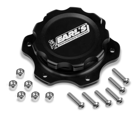 Earl's Performance Billet Fuel Cell Cap W/6 Bolt Flange (166016ERL)
