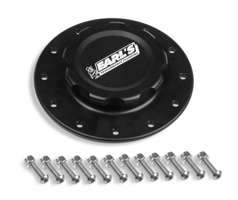 Earl's Performance Billet Fuel Cell Cap W/12 Bolt Flange (166017ERL)