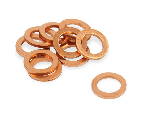 Earl's Performance 10mm Copper Crush Washers Pkg Of 10  (177101ERL)