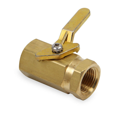 Earl's Performance 1/2 Npt Brass Shut Off Valve (230507ERL)