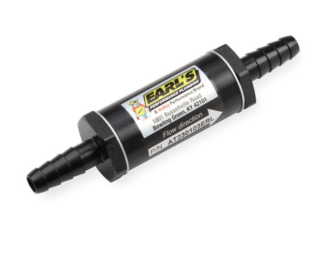 Earl's Performance 5/16 - 3/8 Barb Fuel Filter Ano-Tuff (AT230103ERL)