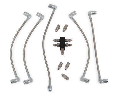 Earl's Performance Ls Steam Tube Kit - 4-Corner Race W/ Speed-Flex (LS0016ERL)