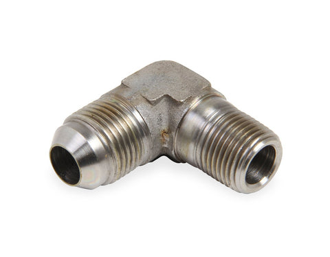 Earl's Performance 90 Deg. -3 To 1/8 Npt Adapter Stainless Steel (SS982203ERL)