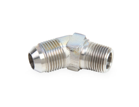 Earl's Performance 45 Deg. -3 To 1/8 Npt Adapter Stainless Steel (SS982303ERL)