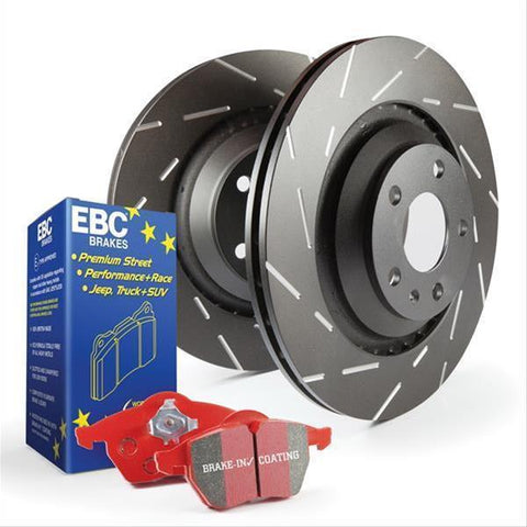 EBC Brakes Stage 4 Front Brake Upgrade Kit | 13-15 Honda Civic / 03-12 Accord (S4KF1224)