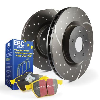 EBC Stage 5 Kits Yellowstuff Pads and GD Rotors | Multiple Volkswagen / Audi Fitments (S5KF1799)