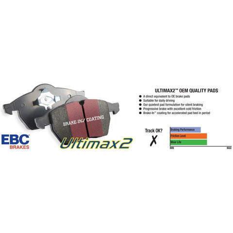 EBC Ultimax2 Rear Brake Pads | Multiple Fitments (UD413)