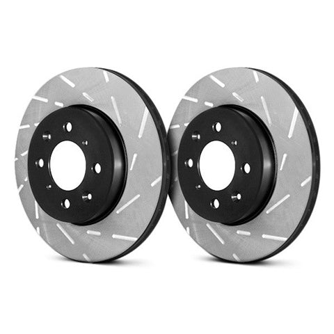 EBC USR BlackDash Sport Slotted Rear Brake Rotors | 2022+ Subaru WRX (USR7710)