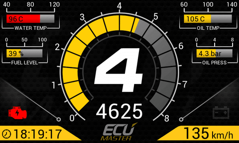 ECUMaster ADU5 Advanced Display Unit (ECUADU5)