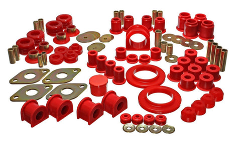 05-13 Tacoma 4WD Hyper-Flex Master Bushing Set - Red by Energy Suspension (8.18113R) - Modern Automotive Performance

