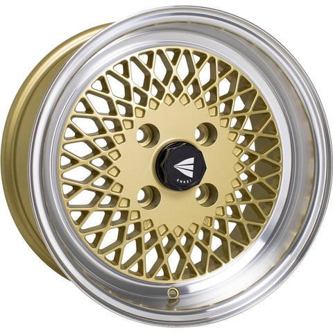 Enkei Enkei92 Gold w/ Machined Lip 15x7 | 5x114.3 (465-570-6538GG)
