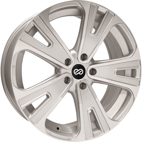 Enkei SVX 5x120 20" Wheels in Silver with Machined Spoke Edges and Lip