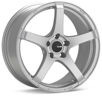 Kojin 17x8 45mm Inset 5x114.3 Bolt Pattern 72.6mm Bore Dia Matte Silver Wheel by Enkei - Modern Automotive Performance

