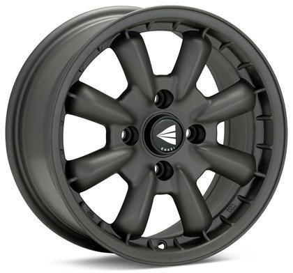 Compe 15x5.5 17mm Inset 4x130 Bolt Pattern 87mm Bore Dia Matte Gunmetal Wheel by Enkei - Modern Automotive Performance
