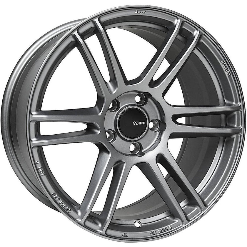 Enkei TS10 18x8 5x112 45mm Offset 72.6mm Bore Grey Wheel