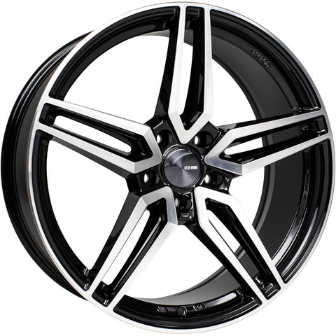 Enkei Victory 5x120 20" Wheels in Gloss Black with Machined Spoke Faces