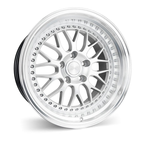ESR SR01 5x100 18" Hyper Silver Machine Lip Wheels