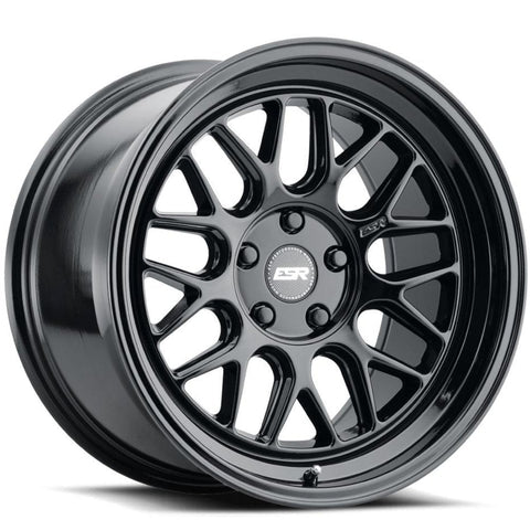 ESR Gloss Black CR1 18x10.5 5x4.5 15mm Wheel (80551415 CR01GBLK)
