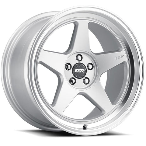 ESR Hyper Silver CR5 18x10.5 5x4.5 15mm Wheel (80551415 CR5HS-ML)