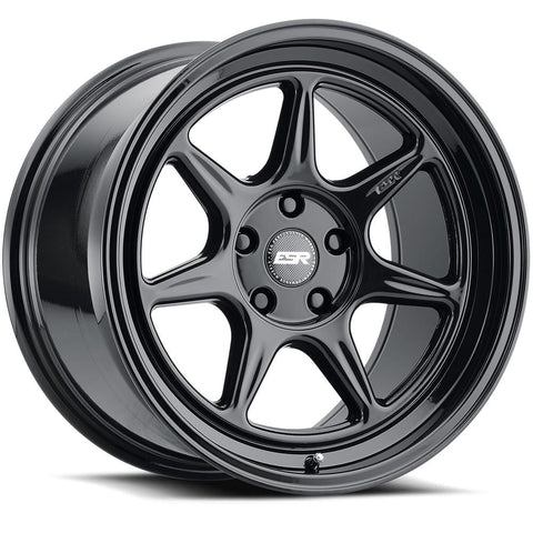 ESR Gloss Black CR7 18x10.5 5x4.5 22mm Wheel (80551422 CR7GBLK)