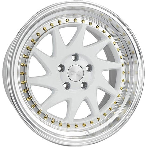 ESR White SR09 18x10.5 5x115 22mm Wheel (80551422 SR09WHT-ML 5X115)