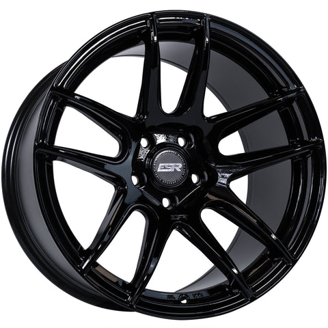 ESR Gloss Black CS8 18x8.5 5x100 30mm Wheel (88550030 CS8GBLK)