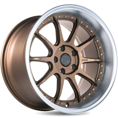 ESR Bronze CS12 18x8.5 5x110 30mm Wheel (88551430 CS12MBRNZ-ML 5X110)