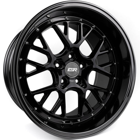 ESR Black CS11 18x9.5 5x100 22mm Wheel (89550022 CS11GBLK)