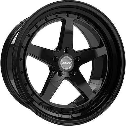 ESR Black CS5 19x10.5 5x120 22mm Wheel (90552022 CS5GBLK)
