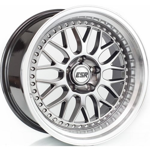 ESR Wheels SR01 Hypersilver w/ Machined Lip 19x9.5 | 5x108