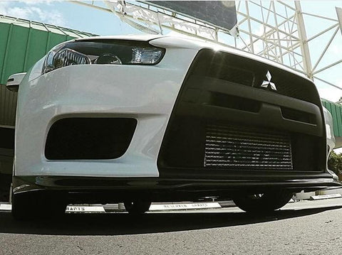 ETS Intercooler Upgrade Kit w/ Wrinkle Black Piping | 2008-2015 Mitsubishi Evo X (100-10-IC)