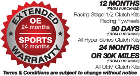 Exedy Racing Cerametallic Stage 2 Clutch Kit | 1993-1999 1G / 2G DSM Turbo 7-Bolt (05900/05950)
