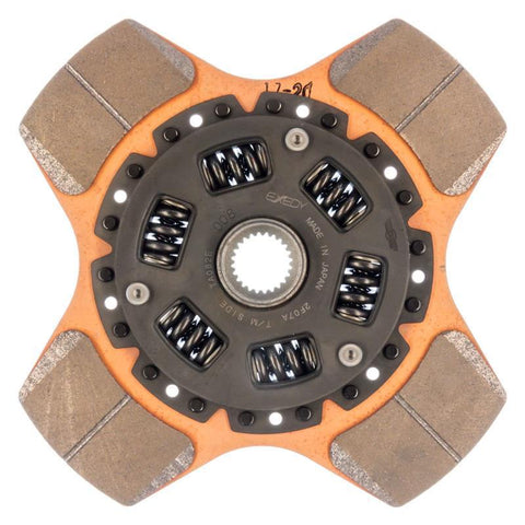 Exedy Replacement Clutch Disc - Stage 2 Cerametallic 4 Puck Disc | Multiple Fitments (FD12T1)