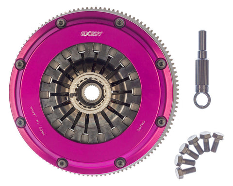 Exedy Hyper Twin Carbon-D Clutch Sprung Center Disc Pull Type | 1999-2002 Nissan Skyline GTR L6 (NM052SDMC1)