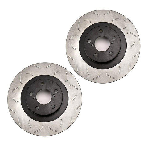 FactionFab Swept Slot Bi-Directional Rotor Front | 2002-2008 Subaru WRX (1.10036.1)
