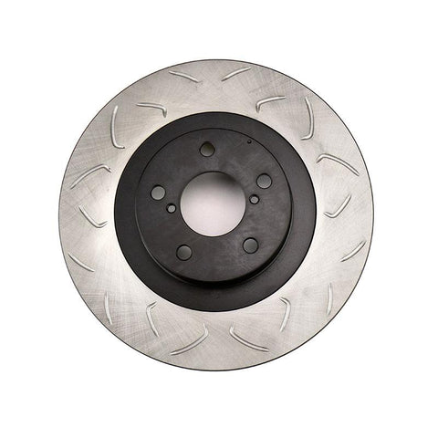 FactionFab Swept Slot Bi-Directional Rotor Front | 2002-2008 Subaru WRX (1.10036.1)