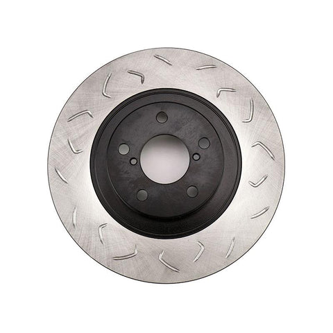 FactionFab Swept Slot Bi-Directional Rotor Front | 2009-2014 Subaru WRX (1.10037.1)