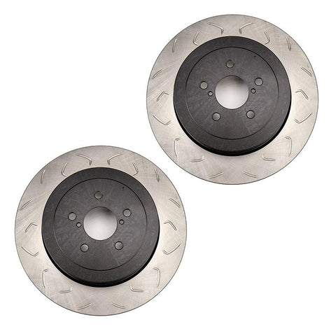 FactionFab Swept Slot Bi-Directional Rotor Rear | 2004 Subaru STI (1.10040.1)