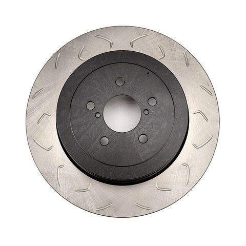 FactionFab Swept Slot Bi-Directional Rotor Rear | 2004 Subaru STI (1.10040.1)