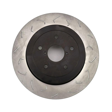 FactionFab Swept Slot Bi-Directional Rotor Rear | 2005-2007 Subaru STI (1.10042.1)