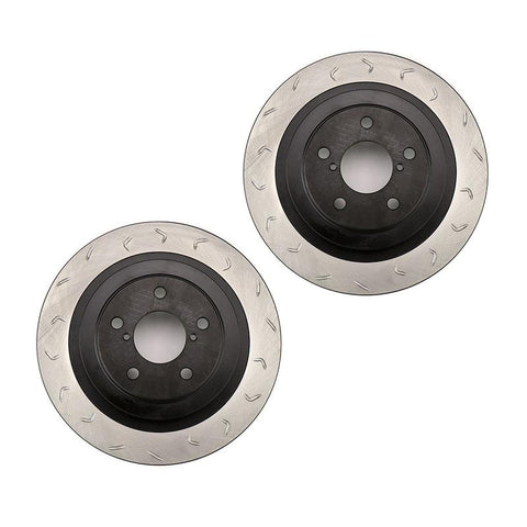FactionFab Swept Slot Bi-Directional Rotor Rear | 2006-2007 Subaru WRX (1.10043.1)